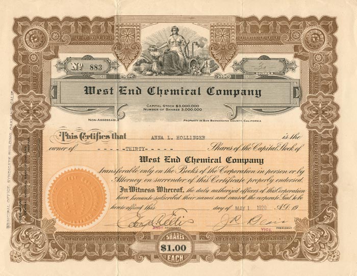 West End Chemical Co.